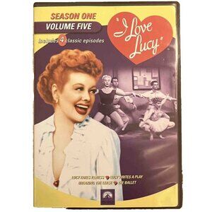 I Love Lucy DVD Season 1 Volume 5 2003 Classic TV Comedy Lucille Ball